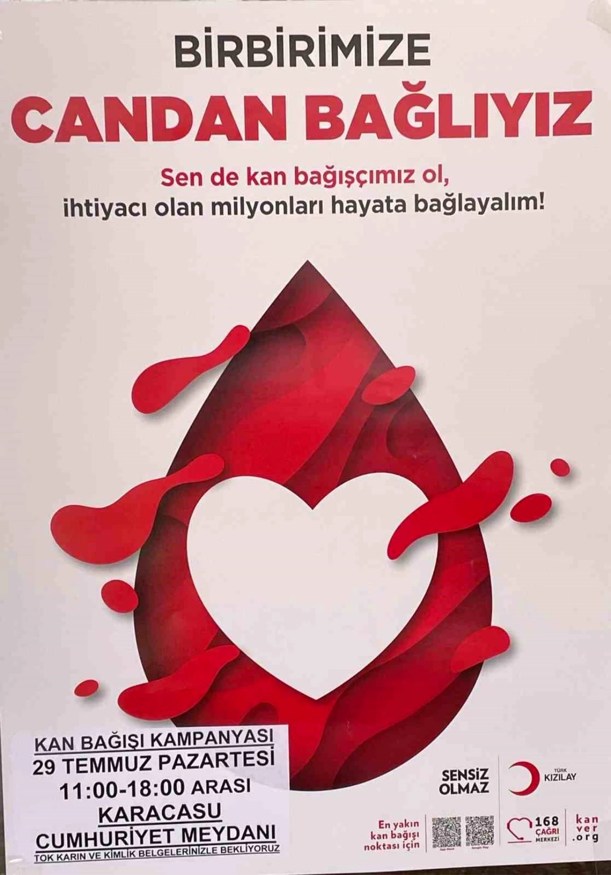 Karacasu’da Kan Bağışı Kampanyası Düzenlenecek